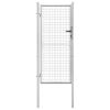 Garden Gate Galvanized Steel 41.3"x88.6" Silver