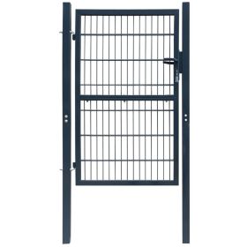 2D Fence Gate (Single) Anthracite Gray 41.7" x 90.6"