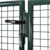 Fence Gate Steel 120.5"x59.1" Green