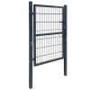 Fence Gate Steel 41.7"x97.6" Anthracite