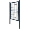 2D Fence Gate (Single) Anthracite Gray 41.7" x 90.6"