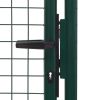 Fence Gate Steel 39.4"x78.7" Green