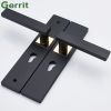 Aluminum Alloy Door Locks Bedroom Minimalist Door Handle Lock Cylinder Security Mute Door Lock