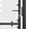 Single Door Fence Gate 39.4"x68.9" Black