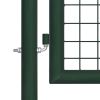 Fence Gate Steel 39.4"x49.2" Green