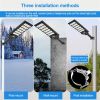 LED Solar Street Light Motion Sensor Dusk to Dawn Outdoor Road Lamp