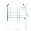 Garden Fence Gate 39.4"x39.4" Anthracite