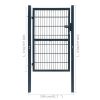 2D Fence Gate (Single) Anthracite Gray 41.7" x 90.6"
