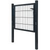 2D Fence Gate (Single) Anthracite Gray 41.7"x51.2"