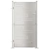 Garden Gate 39.4"x70.9" Stainless Steel