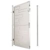 Garden Gate 39.4"x59.1" Stainless Steel